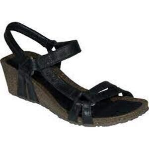 Teva Ventura Cork 2 Strappy Sandals Hook Loop Adjustable Strap Leather Black 7